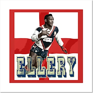 Retro Rugby League - England - Ellery Hanley Posters and Art